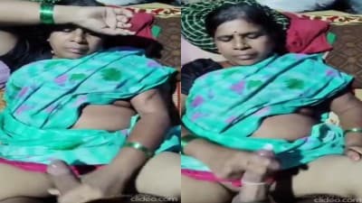 Old Aunty Jerking Young Dick Best Porn Video