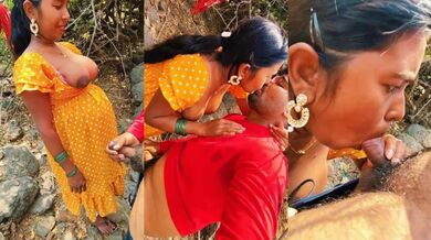 Tamil Bhabhi Giving Blowjob & Her Lover In The Forest Online